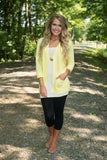 *1 LEFT - MEDIUM* Adeline Cardigan - Yellow