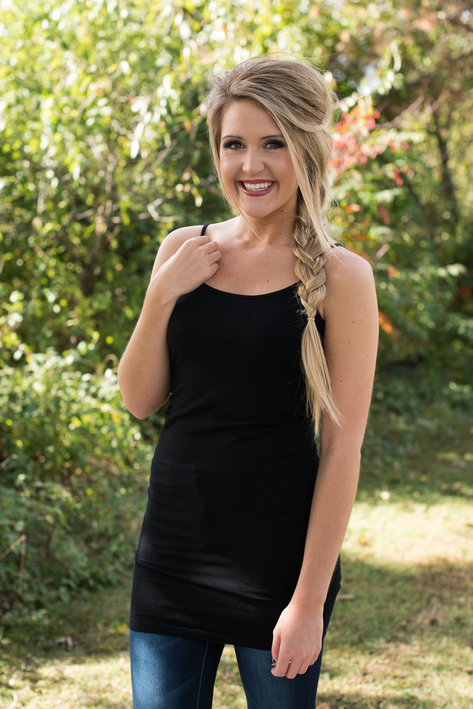 Ahh-Mazing Cami Long Shaper - Black