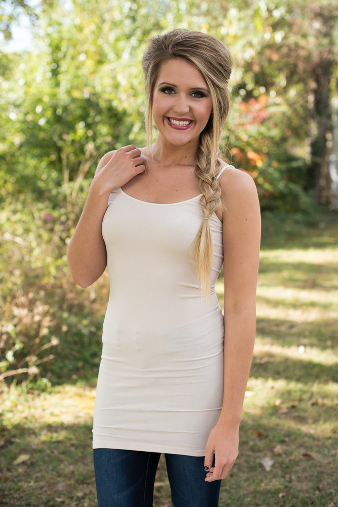 Ahh-Mazing Cami Long Shaper - Latte