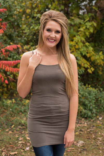 Ahh-Mazing Cami Long Shaper - Olive