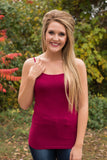 Ahh-Mazing Cami Short Shaper - Dark Cranberry