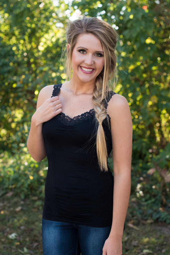 Ahh-Mazing Lace Short Shapers - Black