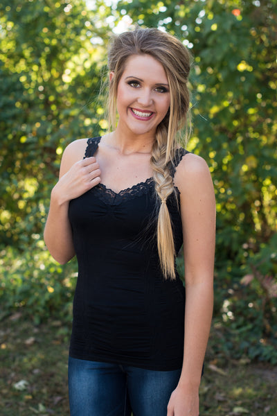 Ahh-Mazing Lace Short Shapers - Black