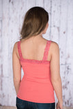 Ahh-Mazing Lace Short Shapers - Coral Pink