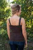 Ahh-Mazing Lace Short Shapers - Dark Brown