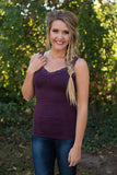 Ahh-Mazing Lace Short Shapers - Eggplant