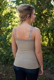 Ahh-Mazing Lace Short Shapers - Sandstone