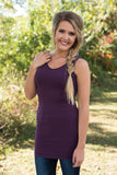 Ahh-Mazing Tank Long Shaper - Eggplant