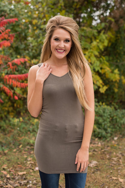 Ahh-Mazing Tank Long Shaper - Olive