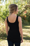 Curvy| Ahh-Mazing Tank Short Shaper - Black