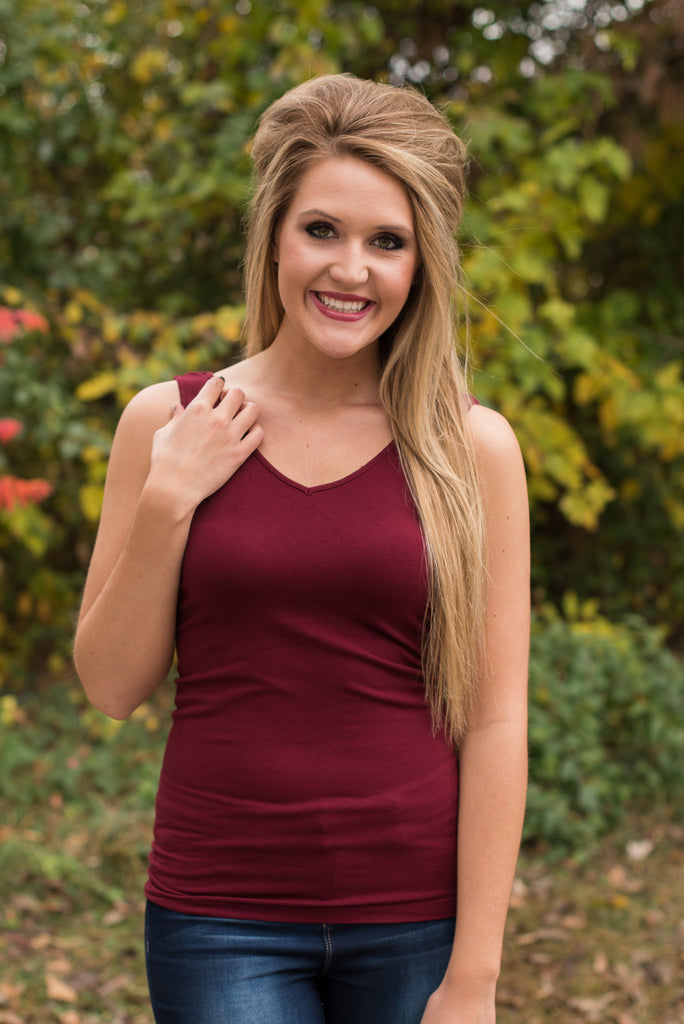 Ahh-Mazing Tank Short Shaper - Burgundy