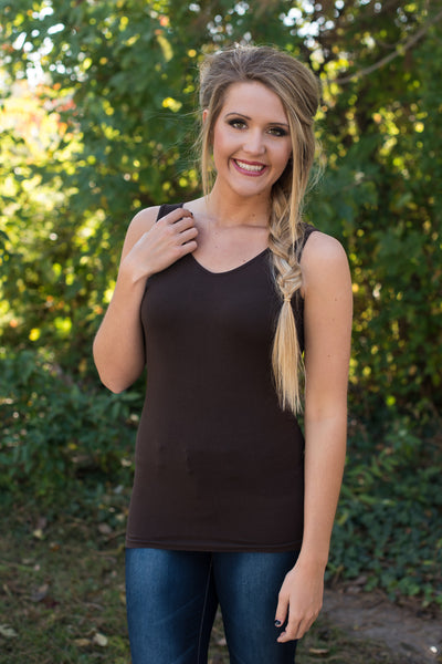 Ahh-Mazing Tank Short Shaper - Dark Brown