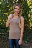 Curvy| Ahh-Mazing Tank Short Shaper - Sandstone