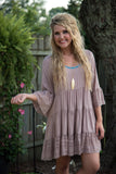 All Teared Up Dress - Mocha
