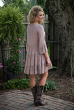 All Teared Up Dress - Mocha