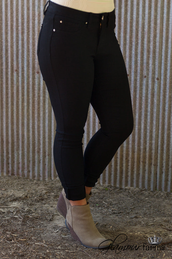 Ava Missy Hyper Stretch Skinny - Black