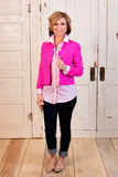 Bound & Determined Blazer - Hot Pink