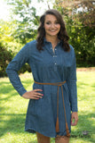 Cabin Fever Denim Dress - Medium Wash