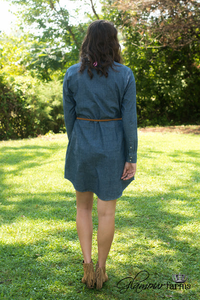 Cabin Fever Denim Dress - Medium Wash