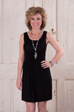 Casually Yours Tank Dress - Black