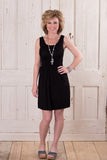 Casually Yours Tank Dress - Black