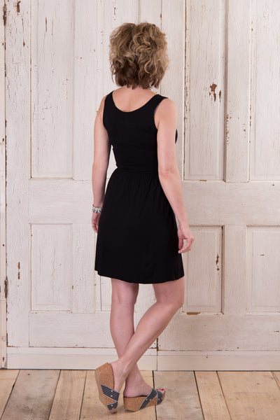 Casually Yours Tank Dress - Black