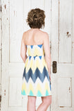Chevron Days Short Maxi - Mint