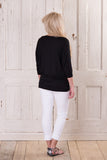 Comfy Girl 3/4 Sleeve - Black