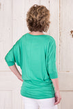 Comfy Girl 3/4 Sleeve - Kelly Green