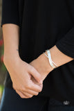 Criss-Cross Bracelet - Matte Silver