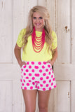 Cut It Out Blouse- Neon Lime