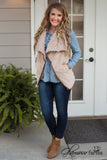 Hans Faux Fur Vest - Tan