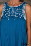 *1 LEFT - SMALL* Indigo Skies Dress - Royal Blue