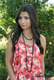 Jet Set Beaded Necklace - Black