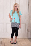 Love For Stripes Tunic - Mint