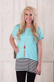 Love For Stripes Tunic - Mint