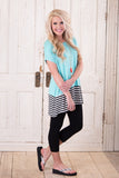 Love For Stripes Tunic - Mint