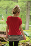Love For Stripes Tunic - Red