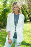 My Boyfriend's Back Blazer - Ivory