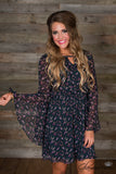 *1 LEFT - MEDIUM* Paisley In The Park Dress - Navy