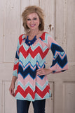 Saturday Fun Day Tunic - Blue
