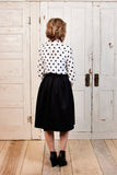 Simply Classic Midi Skirt - Black