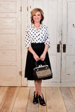 Simply Classic Midi Skirt - Black