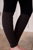 Snowy Days Leg Warmers - Dark Gray