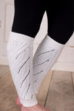 Snowy Days Leg Warmers - Ivory