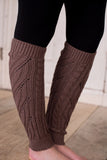 Snowy Days Leg Warmers - Mocha