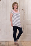 Subtle Statement Top - Pink/Navy