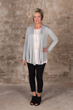 The Kortney Cardigan - Heather Gray
