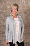 The Kortney Cardigan - Heather Gray