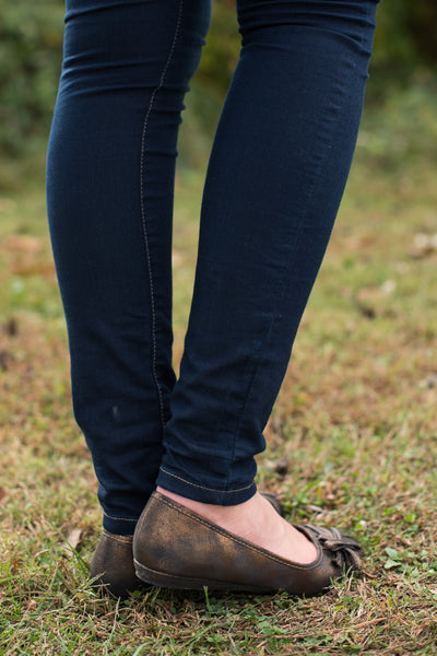*1 LEFT - SIZE 11* The Nizza Flat - Bronze/Black